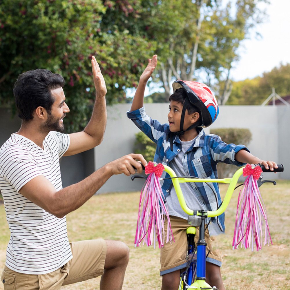 1 Paar Scooter Linten Nuttig Special Bike Decoratieve Levert Bike Ornament Fiets Stuur Streamers Voor Fiets Kinderen Kids