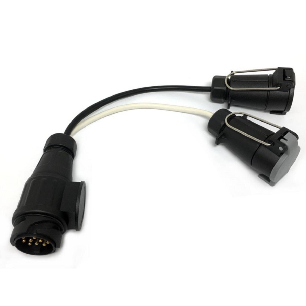 13 Szpilka robić 7 Szpilka 12V gniazdo przyczepy aluminiowe złącze robić przyczepy hak holowniczy