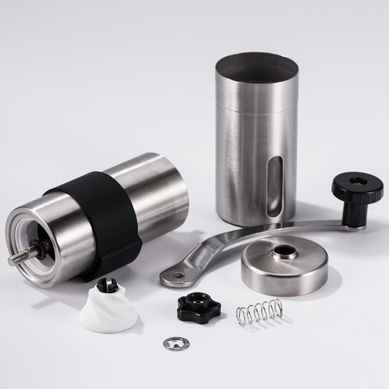 Hand-Cranked Coffee Grinder with Silicone Stainless Steel Grinder
