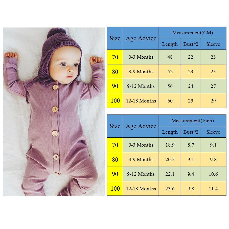 2 Stuks Pasgeboren Baby Gebreide Solid Jumpsuit Meisje Jongen Kleding Lange Mouw Herfst Romper Lange Mouw Hoofdband Outfit Kleding