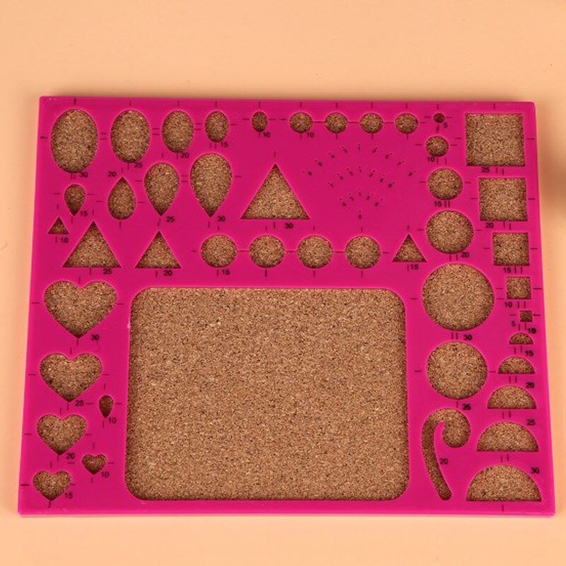Puzzel Speelgoed Papier Vouwen Crafting Papier Quilling Kinderen Diy Papier Quilling Gereedschap Papier Ambachtelijke Gereedschap Decor Handgemaakte: rose red