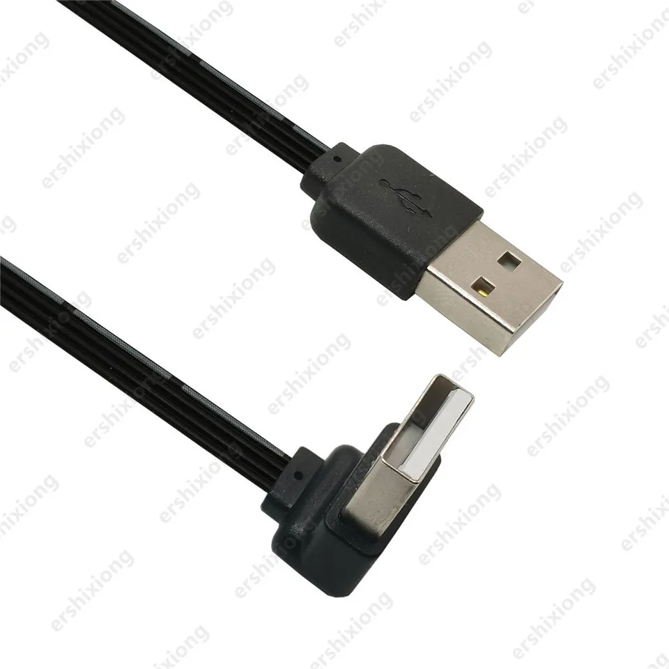 USB A Male to Male Connector Cable USB 2.0 A Joiner Coupler Extension Extender Data Adapter Cord Right Angle 90 Degree 0.1m 0.2m
