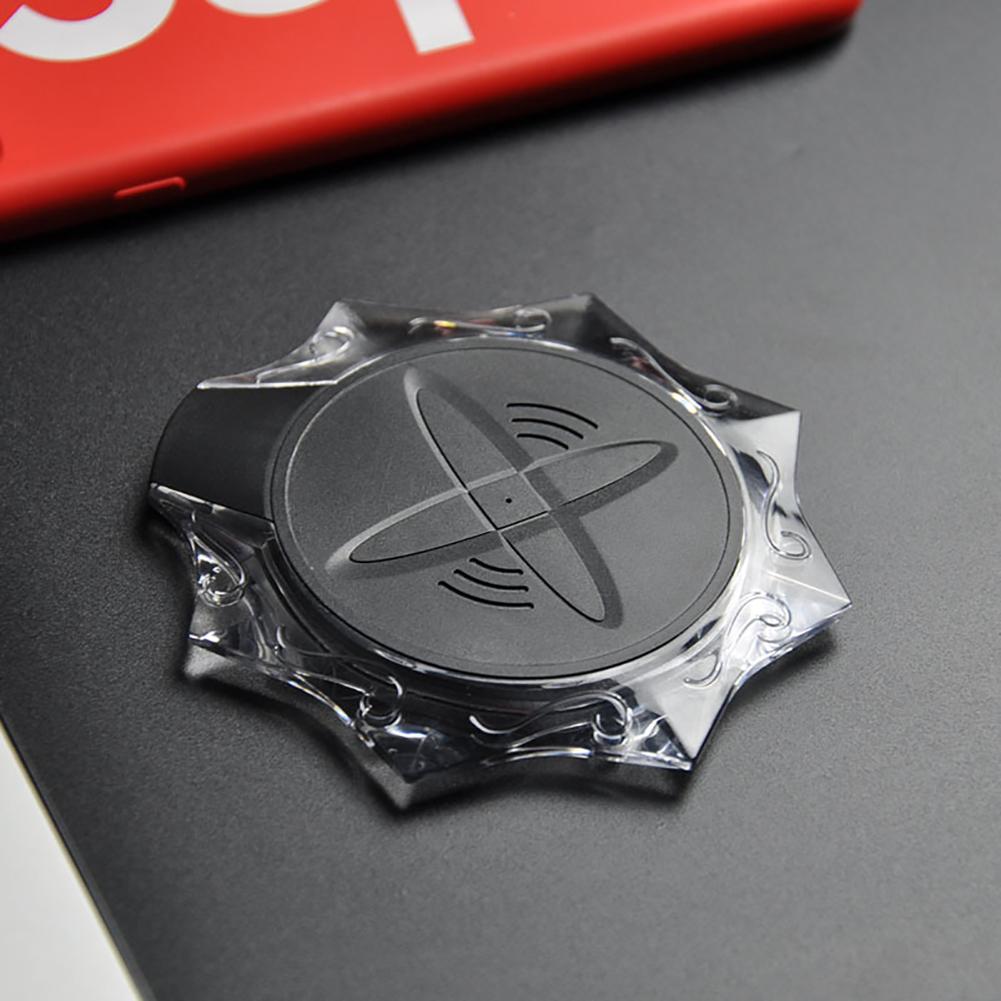Qi Draadloze Oplader Mobiele Telefoon Oplader Crystal Oplader Pad Mobiele Telefoon Draadloos Opladen Base Voor Apple Android Universele