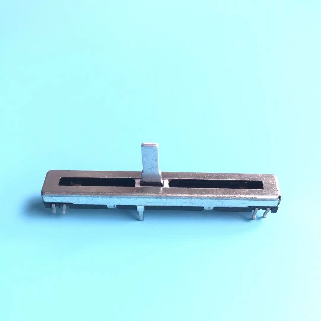 Potentiomètre à Double glissière B50K B50KX2, 6cm, 60MM, longueur de la poignée 15MM, 20 pièces/lot