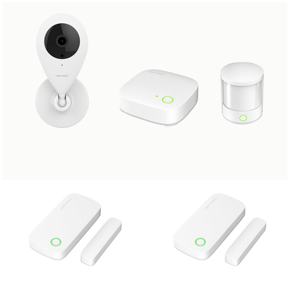 Orvibo ZigBee Smart Home Security Kit pro Controller Hub Smart Afstandsbediening, Zigbee Motion Sensor Deur & Venster Sensor