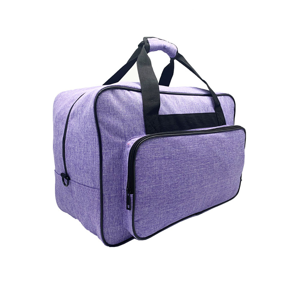 Large Sewing Machine Bag Storage Container Multi-functional Portable Travel Home Tote Organizer For Threads Crochet Accessories: Sky purple