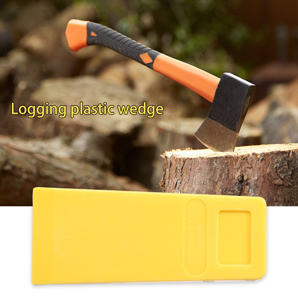 5/8/10inch Plastic Tree Felling Wedge Felled Chock Cutting Wedge Spiked Wedge Woodcutting Tool for Logging Cleaving Chainsaw