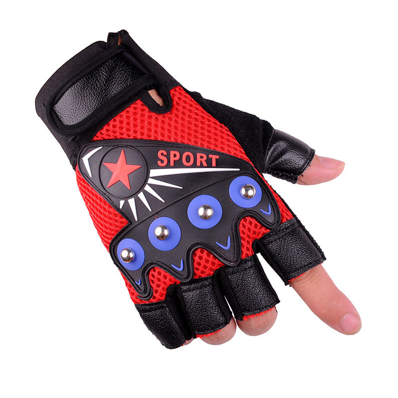 Neue Radfahren Handschuhe Halb Finger Guantes Luvas Motorrad Fahrrad Atmungsaktive Anti-slip MTB Bike Fitness Sport Training Handschuh