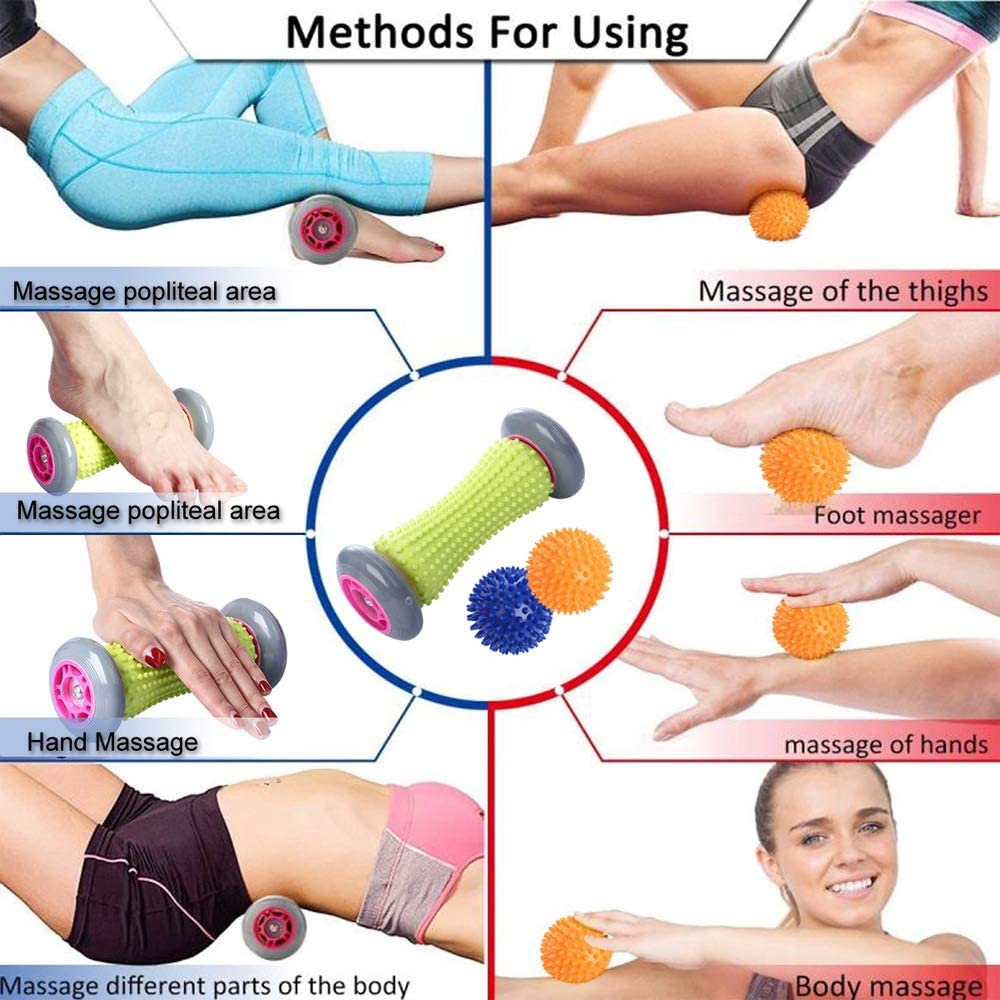 Fuß Massage Rolle Yoga Ball Sowohl Massage Rolle Linderung Plantarfasziitis Pvc Pelotas Fitness
