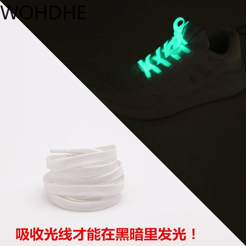 Fluorescencyjne sznurowadła nocne emitujące światło trampki płótno sznurowadło dla obu płci moda nowe sznurowadła buty sznurowadła struny
