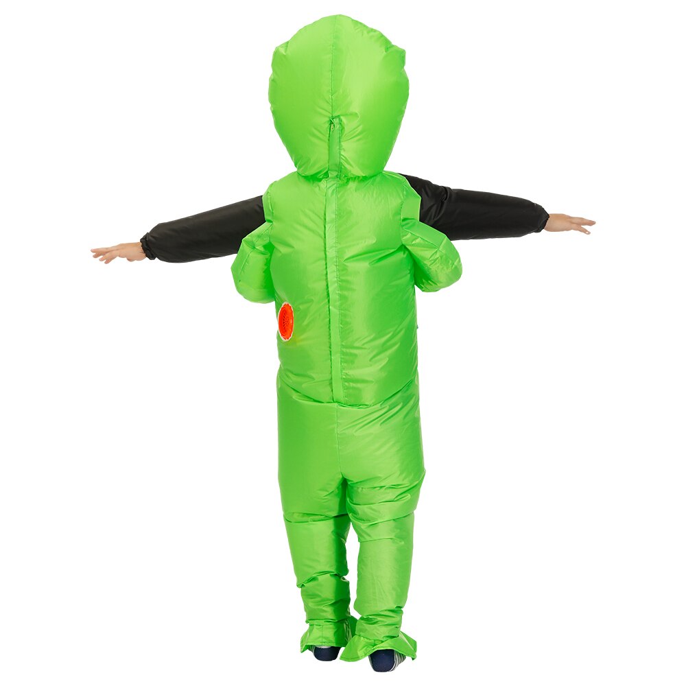 Inflatable Costume green alien Adult kids Funny Blow Up Suit Party Fancy Dress unisex party costumes Halloween Costume