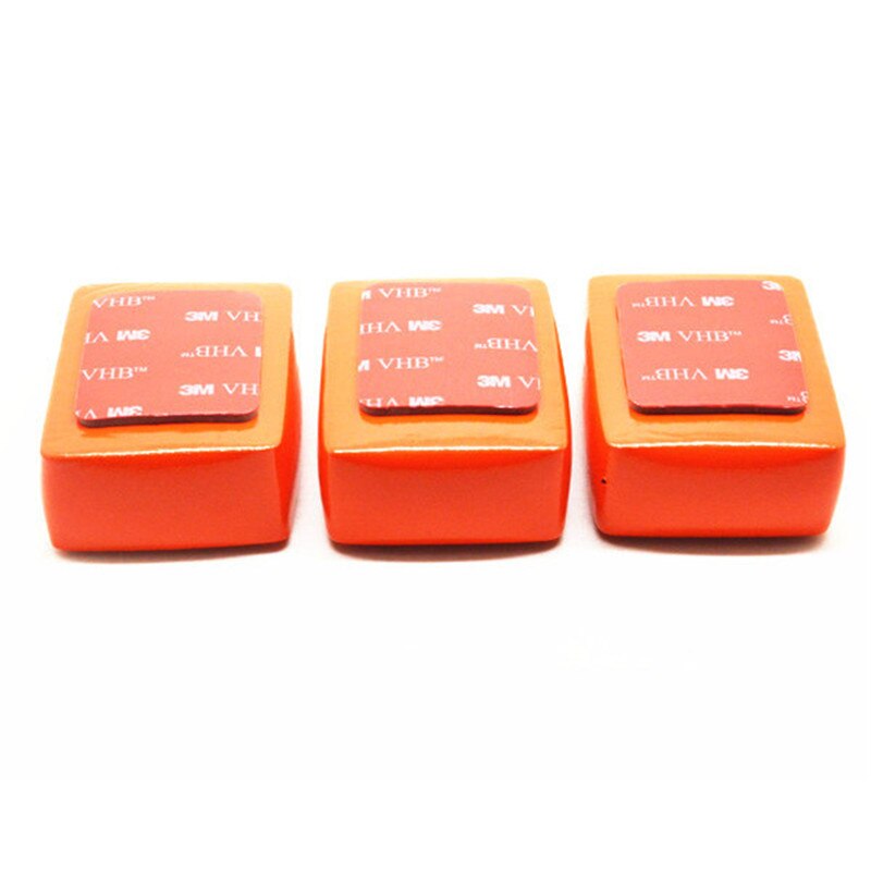 Float Floaty Box met 3 M Adhesive Anti Sink Spons met Sticker voor Gopro Hero 7/6/5 /4/3/3 +/2/1 AEE Camera SJCAM