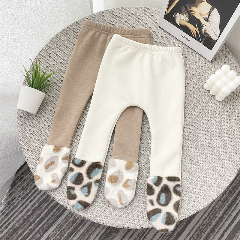 0-3year Pasgeboren Baby Broek Katoenen Broek Voor Baby Meisjes Jongens Kleding Luipaard Baby Footies Broek