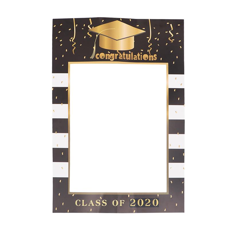 1pc Photo Frame Graduation Bachelor Cap Photography Picture Accessories Photo Frame Selfie Frame for Graduation