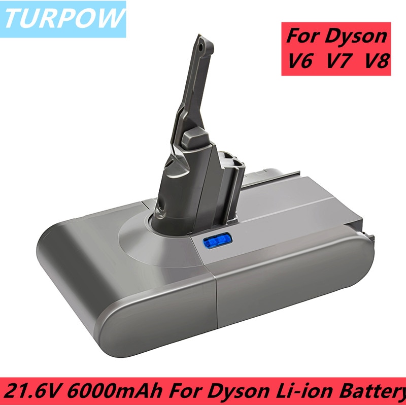 Turpow 21,6 V 6000mAh Li-Ion Akku Für Dyson V7/V8 Staubsauger Ersatz Werkzeug Akku Für dyson 21,6 V