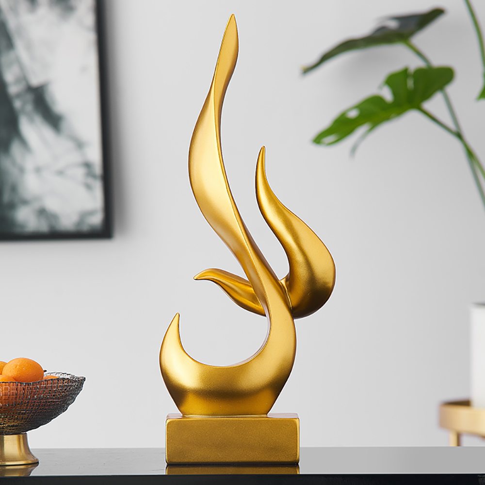 Sculpture Abstraite Moderne pour la Décoration de la Maison Accessoires pour le Salon, le Bureau, Statue Décorative Souvenir