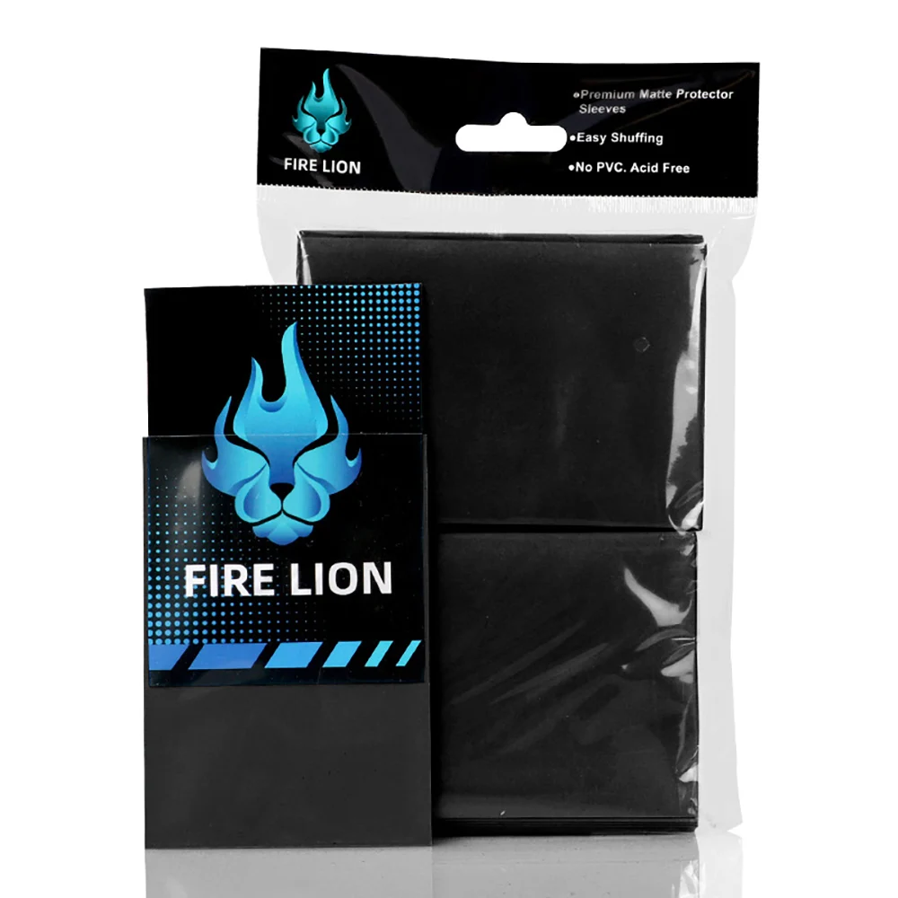 62x89mm 100PCS/Set Solid Matte Trading Card Sleeves Top Loading Japanese Size Card Protector for YGO: seven