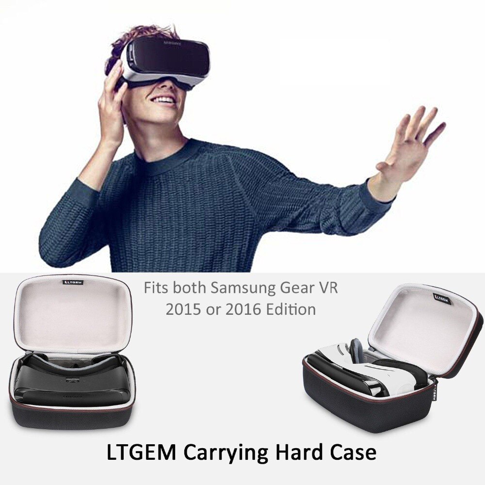 Ltgem Hard Opslag Travel Case Voor Samsung Gear Vr Of Google Oem Dagdroom View Vr Headset (Alleen)