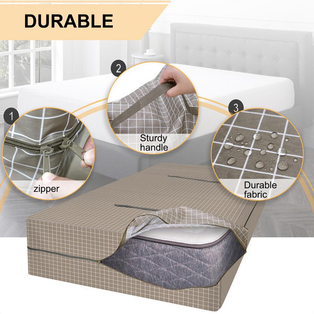 Matrashoes Anti-Vuil Oxford Doek Waterdicht Wasbaar Herbruikbare Matras Protector Bedplassen Deken Rits Opbergtas