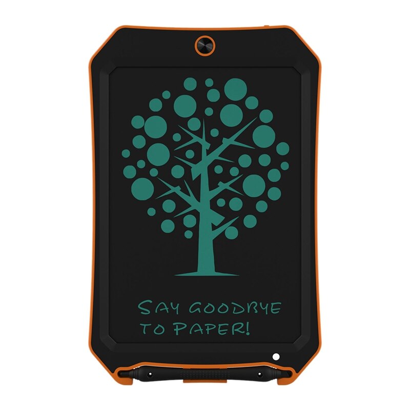 8.5 "LCD Panel LCD Panel Electronic drawing Board Color Highlighting In Thick Handwriting Children Drawing Small Blackboard: Orange