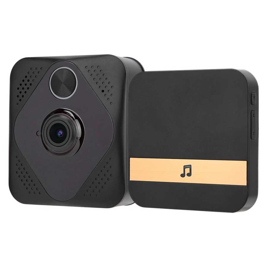 Potenza inferiore Campanello Con La Macchina Fotografica Wifi Intelligente Campanello per Porte Anello