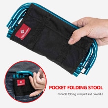 Folding Small Bench Stool Portable Outdoor Ultra Light Train Travel Picnic Camping Fishing Beach Chair Outdoor Garden Furniture