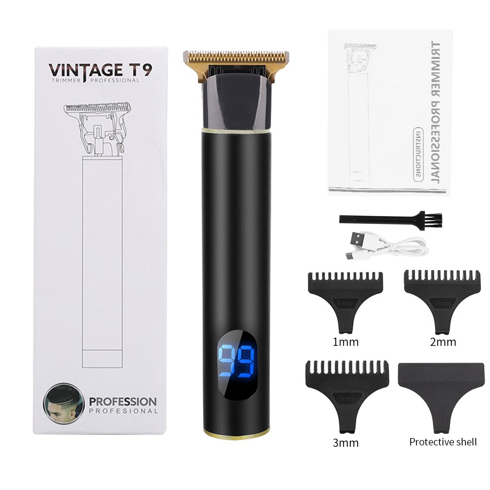 Lcd Mannen Tondeuse Clipper Professionele Kapper Tondeuse Scheerapparaat Tondeuse 0Mm Kapper Tondeuse Haar Snijmachine Maaier: Hair Trimmer21