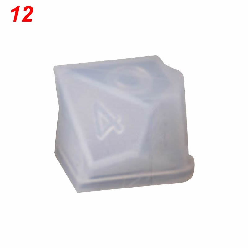 Würfel form DIY Kristall Epoxy Form Würfel Filet Form Multi-spec Digitale Spiel Silikon Form Würfel Machen Form epoxy harz formen: 12