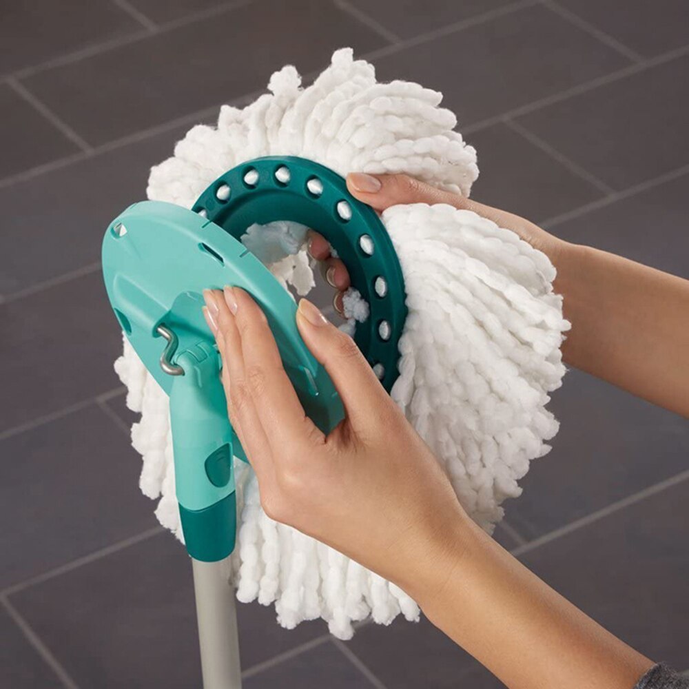 Cabeza de repuesto paño de mopa giratorio Flexible agua microfibra absorción