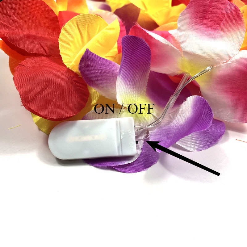 1 Uds. Collar de Lei de flores iluminadas hawaianas para mujer y niña, guirnalda de Hula, disfraz hawaiano de boda, Tropical Luau Glow
