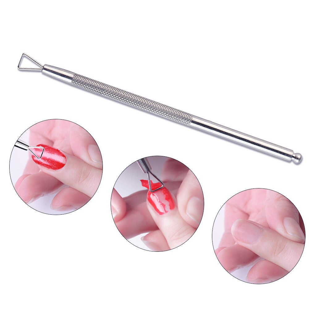 Elite99-removedor de esmalte de Gel UV para arte de uñas, 1 unidad, varilla triangular, empujador de cutícula, herramienta de belleza, herramienta recortadora manicura