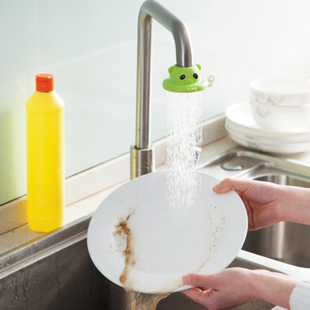 Keukenkraan waterbesparende douche verstelbare lange buis douche huishoudelijke kraan waterfilter spatkop verlengstuk keukengadgets