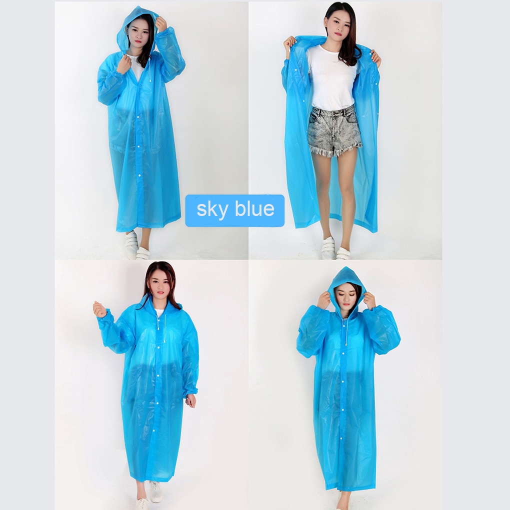 Chubasquero deportivo portátil reutilizable para hombre y mujer, impermeable, EVA, para exteriores, acampada, senderismo, 1 ud.
