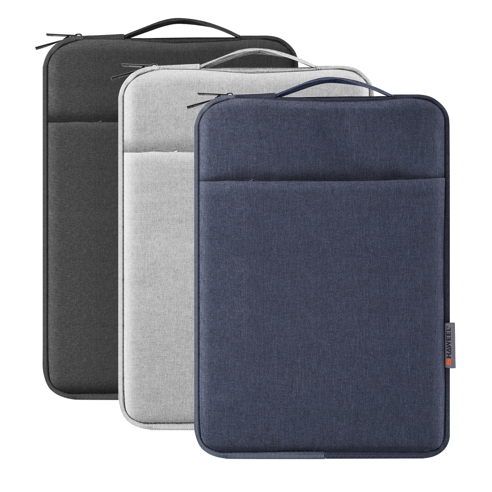 HAWEEL Wodoodporny pokrowiec na laptopa Torba na notebooka Torba na Macbooka i uchwyt na laptopa 15-16,7 cala, 14-15 cala, 12,5-13,5 cala