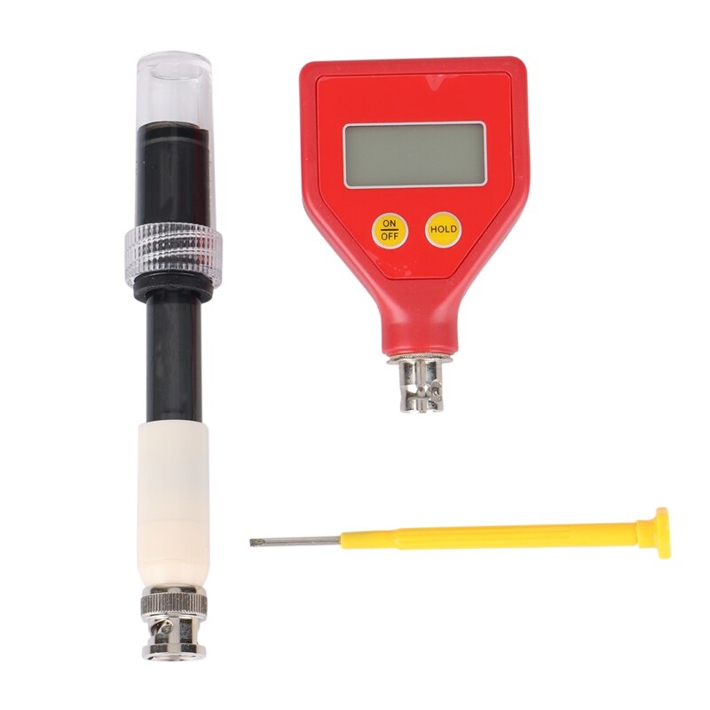 Digital Skin PH Meter For Beauty Health Surface PH Electrode Tester For Soil Leather Paper Acidity Meter