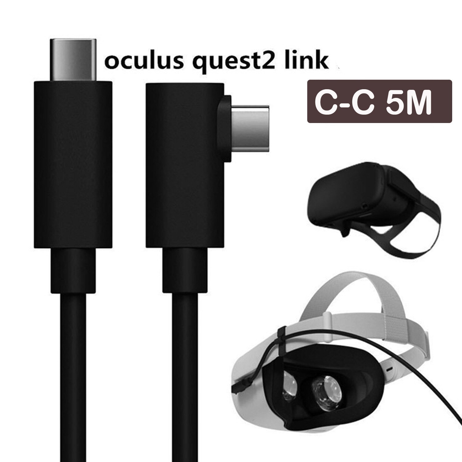 Adjustable For Oculus Quest 2 Head Strap VR Elite Strap Comfort Improve Supporting Forcesupport Reality Access Increase Virtual#: F 5M Link