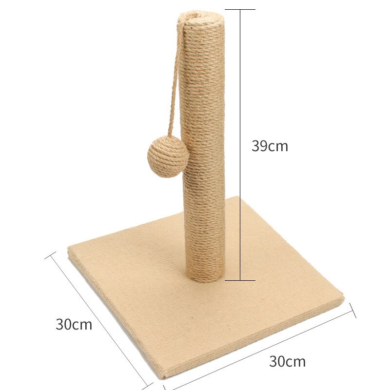 Sisal Cat Scratcher Cat Scratching Post Claw Sharpener Wearable Won't Fall Cat Climbing Shelf Funny Cat Toys Cat Supplies: Option 2