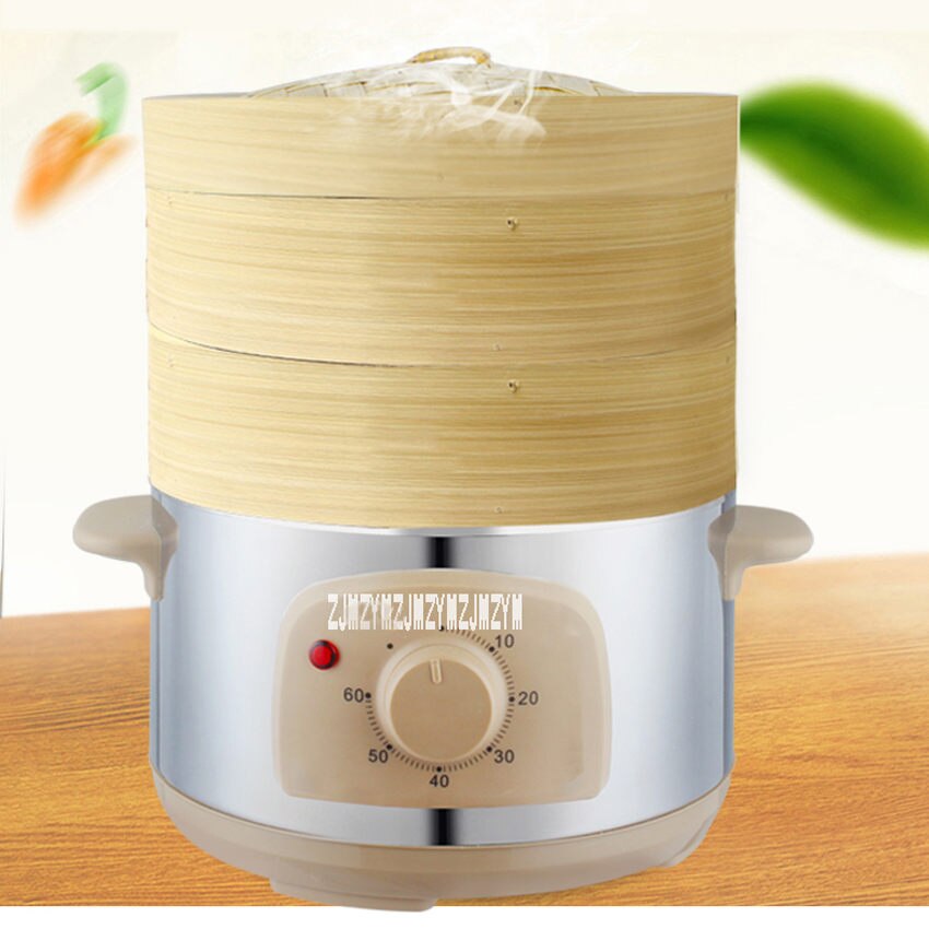 Household Multi-function Electric Bamboo Steamer Multi-layer Steamed Steamer Automatic Power Off Steamer 220V 1360W RMK-26E1