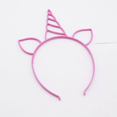 6 pçs unicórnio bandana bebê menina acessórios de cabelo headbands para meninas festa decoração do chuveiro do bebê festa festiva suprimentos do bebê presentes: 6pcs purple