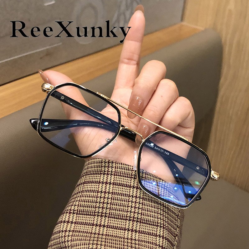 Unisex anti blue rays computerbriller tony stark iron man vintage stel firkantede briller kvinder retro gaming briller uv beskyttelse