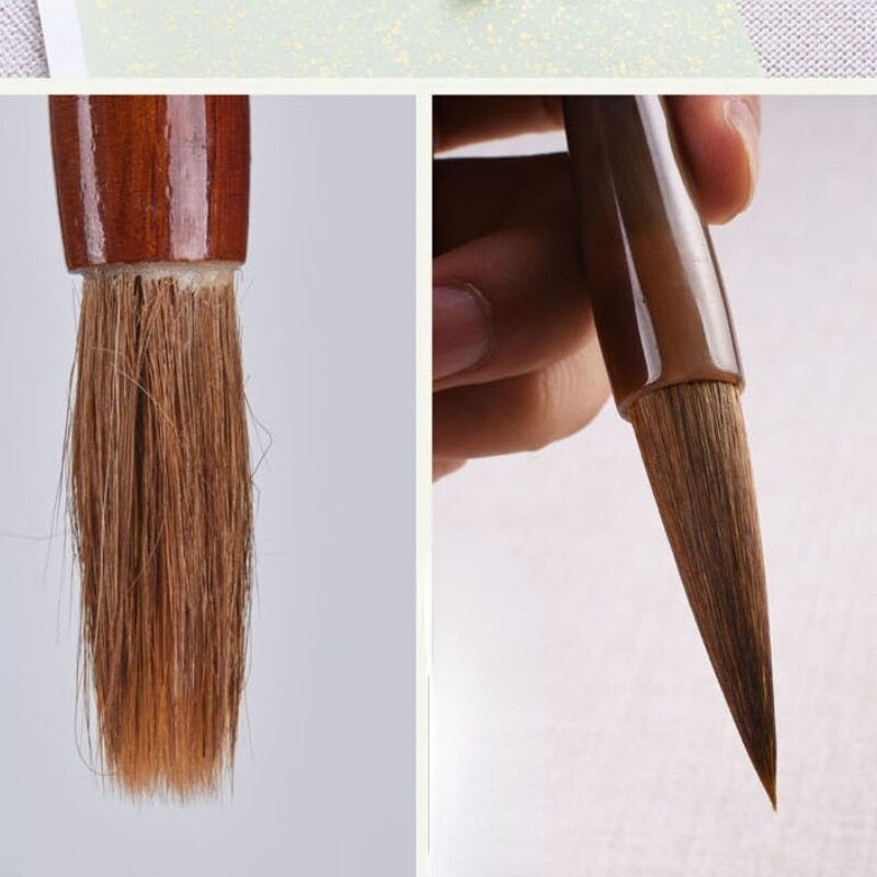 Bamboo Painting Brush Traditional Chinese Calligraphy Brushes Set Writing Watercolor Art Painting Supply Tinta China Caligrafia