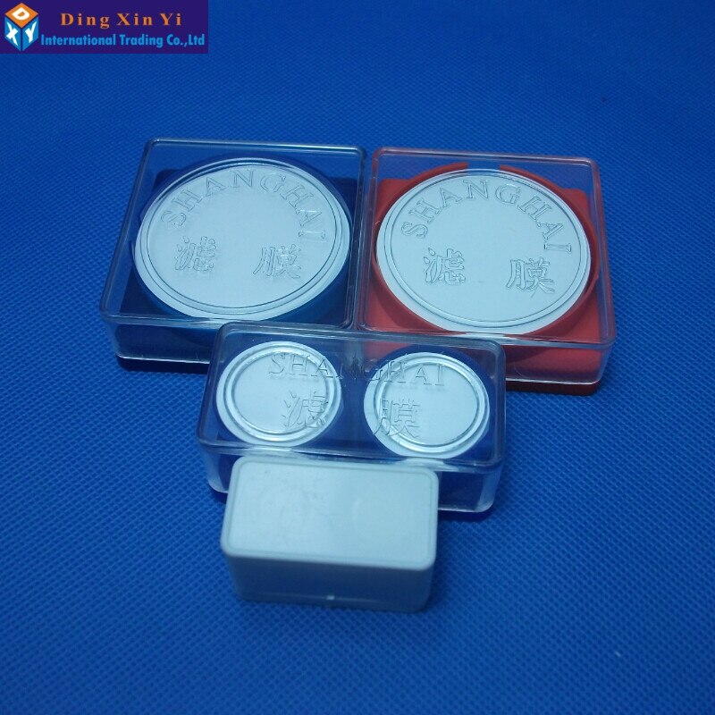 Filtros de microfiltración de agua MCE, 50 unids/lote, 0,45 o 0.22um 50mm, filtros de membrana de celulosa/nailon