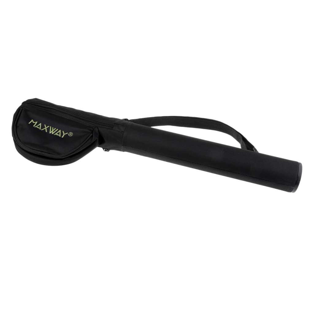 Fly Fishing Rod Bag Tube Triangular Rod Case Reel Storage for Rod and Reel