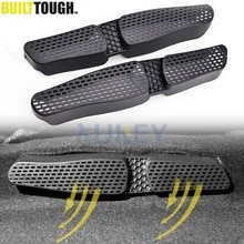 2pc för vw t-roc t roc baksätes fotbrunn ac värmare luftkonditionering kanal galler ventilationsutlopp täcker klistermärken fack