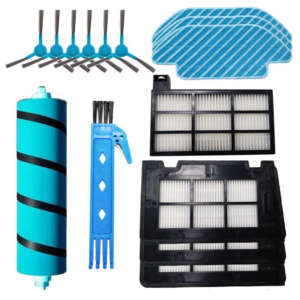 Kit de accesorios de filtro HEPA para Robot aspirador Cecotec Conga 4090 Conga 5090 piezas de reemplazo de cepillo lateral: 03