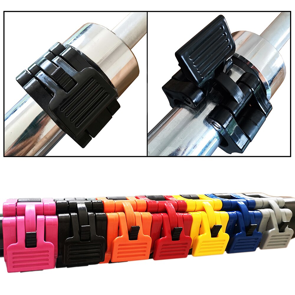 MWZ 2 Inch Olympic Size Barbell Clamp Collar for Pro Training Fitness Quick Release Pair of Locking
