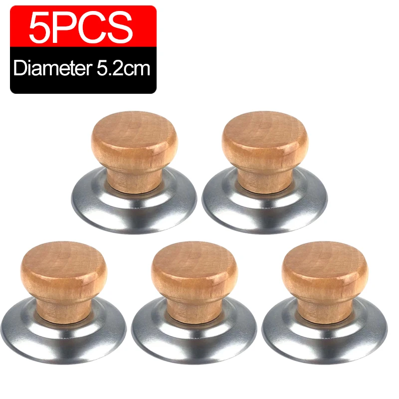 ndekselgriff Universal Topfdeckel Haltegriff Edelstahl Austauschbare Knopkappe Kochgeschirr Handgriff Teile Küchenzubehör: Bordeaux