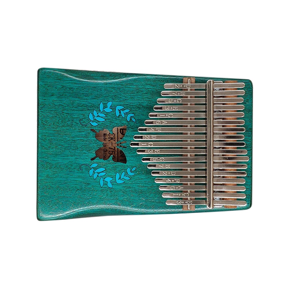 Kalimba Mbira Thumb Finger Piano Portable 17 Keys Solid Wood Musical Instrument for Music Lovers Beginners Thumb Piano