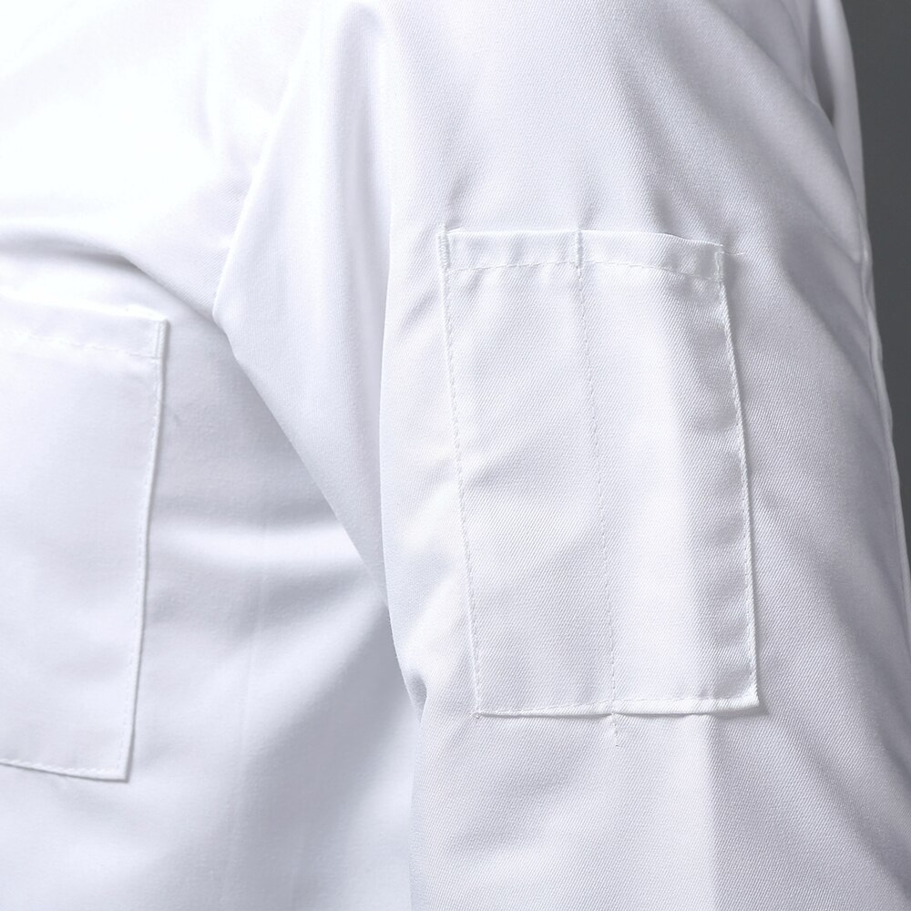 High unisex casual chef jacket single-breasted stand-up collar kitchen catering restaurant service work uniform wholesal