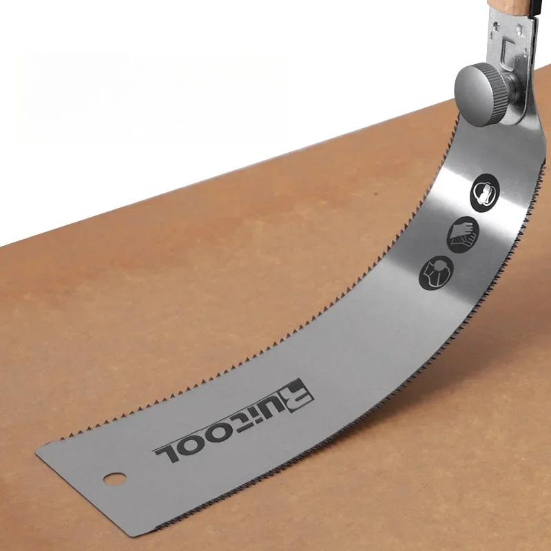 Allsome 13/22 tums handsåg sk -5 stålblad flexibel trädragsåg ergonomisk nyckellöst bladbyte perfekt för träbearbetning